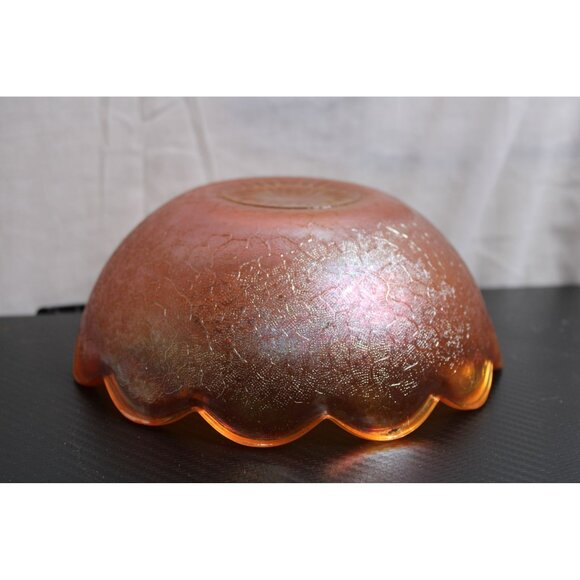 Beautiful Carnival Glass With Unique Textures - Picture 6 of 7